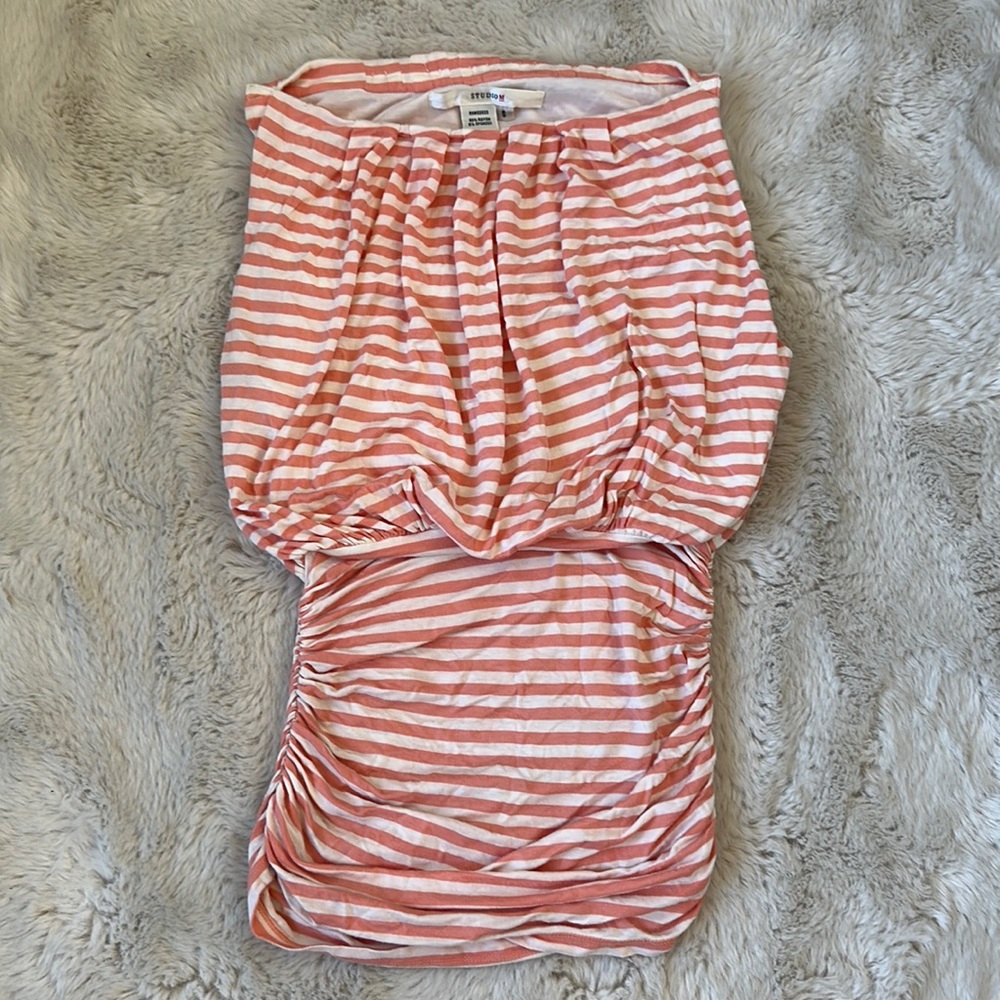 NWOT STUDIO M STRIPE TOP